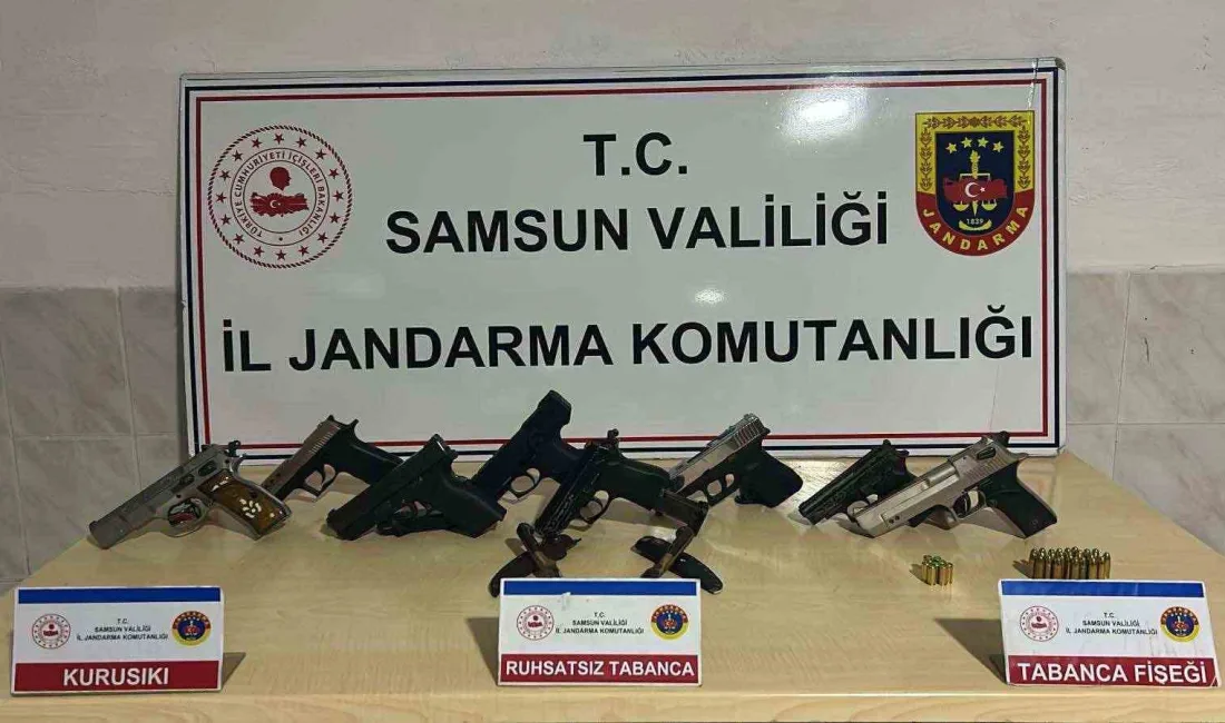 SAMSUN'DA DÜĞÜNDE HAVAYA TABANCAYLA