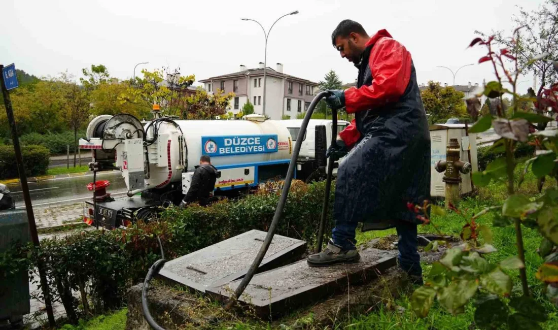 DÜZCE’DE ETKİLİ OLAN SAĞANAK