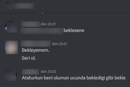 ATATÜRK'E HAKARET EDİLEN BİR