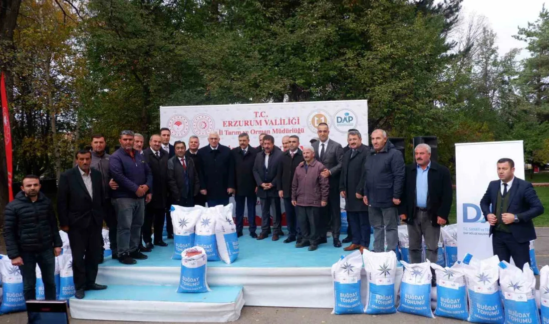 ERZURUM'DA DAP BAŞKANLIĞI'NIN DESTEK