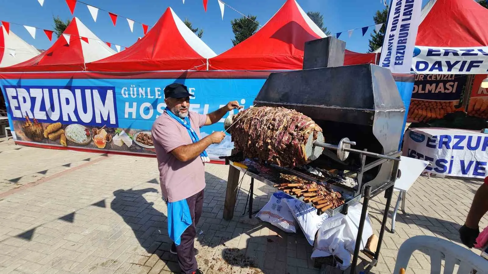 Erzurum’un yöresel lezzetleri Konya’da görücüye çıktı