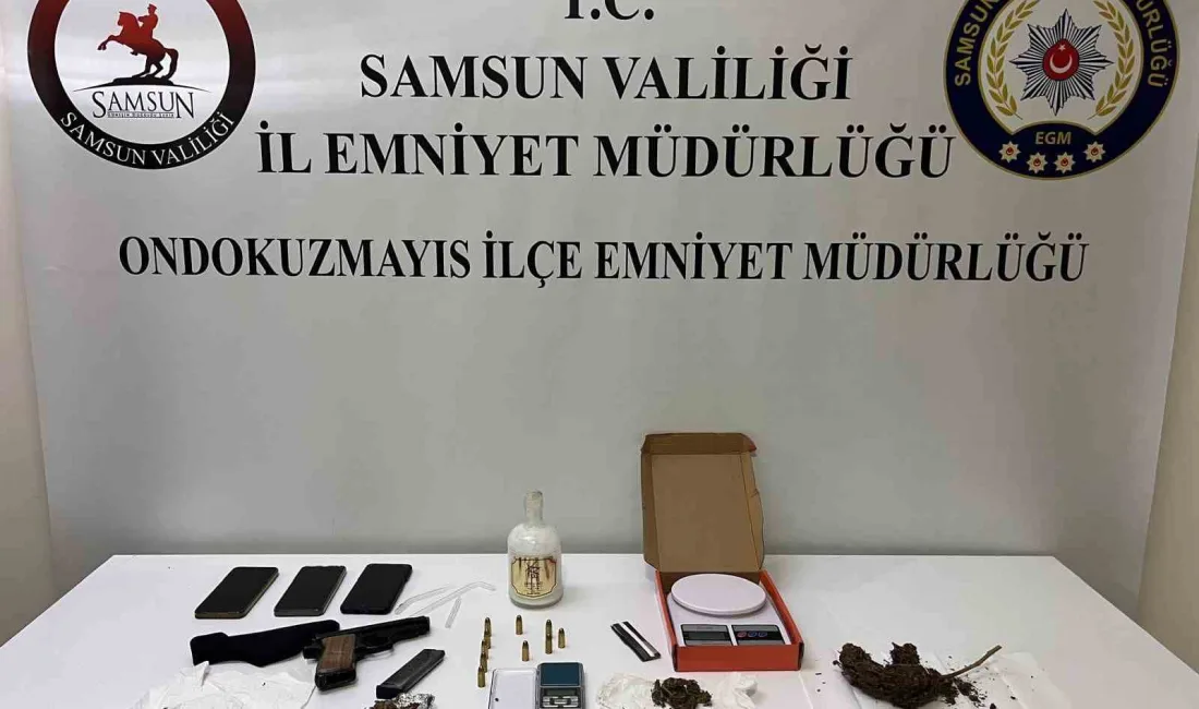 SAMSUN'DA POLİS TARAFINDAN EVLERİNDE