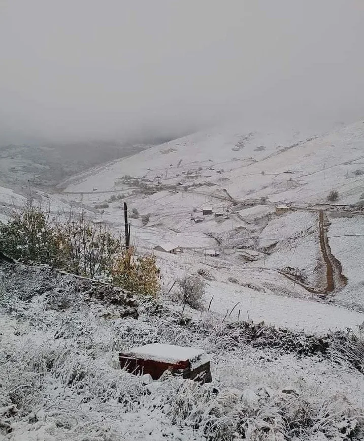 Giresun’un yüksek kesimlerinde kar yağışı etkisini gösterdi