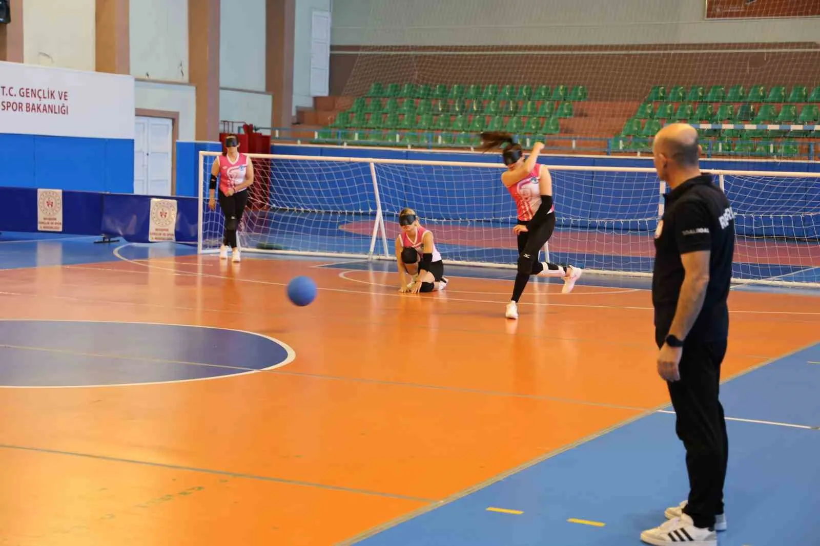 Goalball Kadınlar 1. Lig 2. Devre Müsabakaları Nevşehir’de başladı.