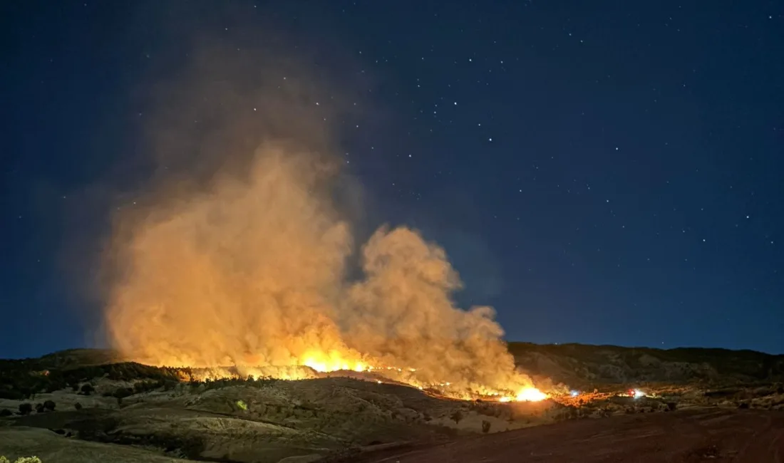 ADIYAMAN'IN GÖLBAŞI İLÇESİNDE GECE