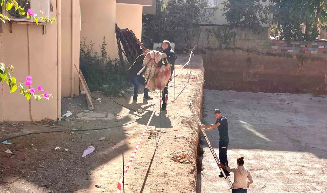 ANTALYA’DA, İNŞAAT SAHASINA DÜŞEN