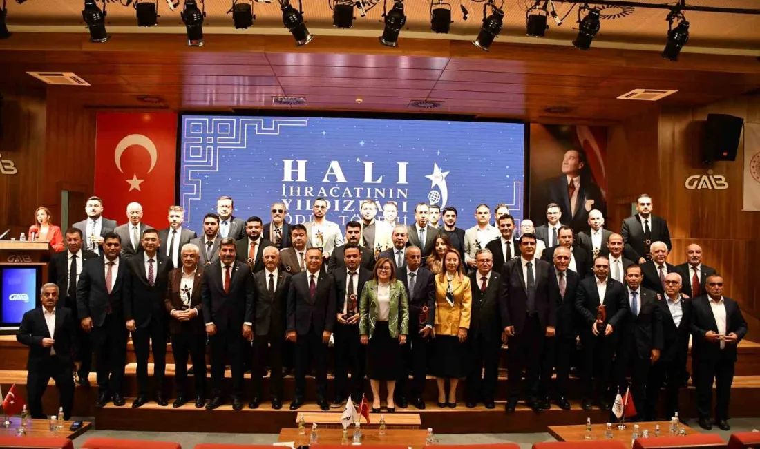 HALI İHRACATININ YILDIZLARI ÖDÜLLENDİRİLDİ