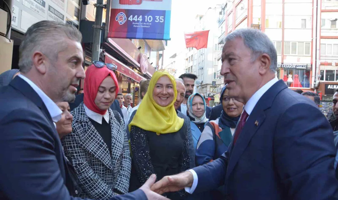 HULUSİ AKAR, BALIKESİR ZİYARETİNDE