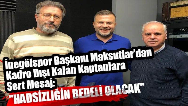 İnegölspor’da gündeme damga vuran