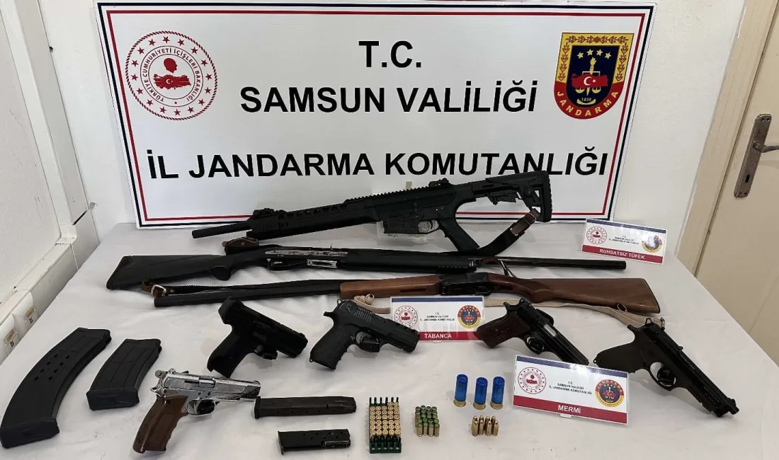 SAMSUN'DA JANDARMA EKİPLERİ TARAFINDAN