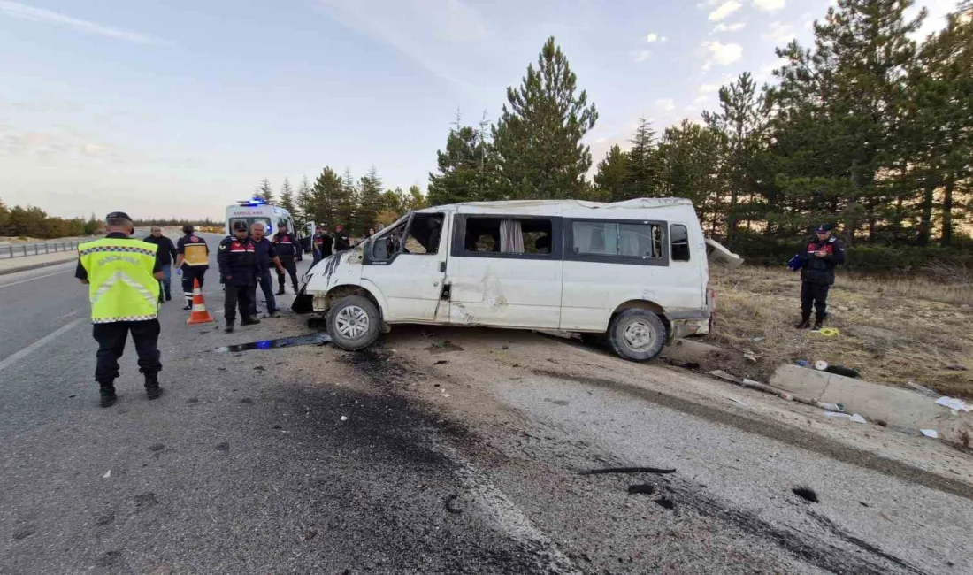 KARAMAN'DA TARIM İŞÇİLERİNİ TAŞIYAN