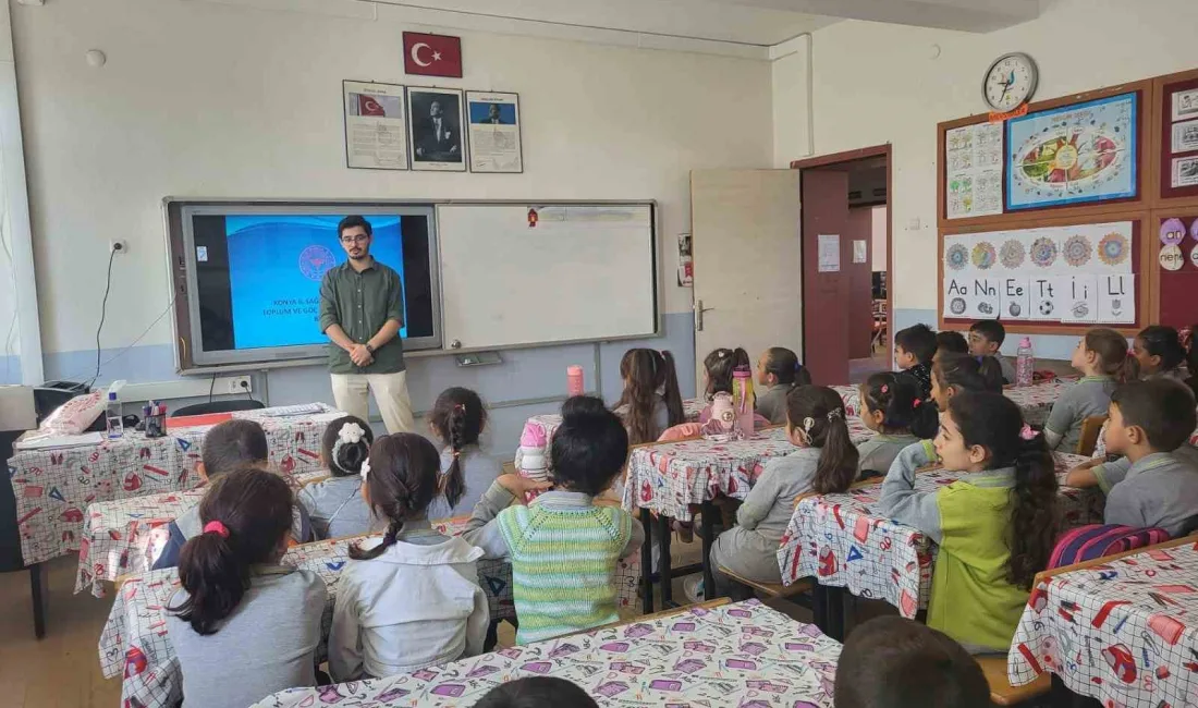 KONYA'NIN KARAPINAR İLÇESİNDE İLKOKUL