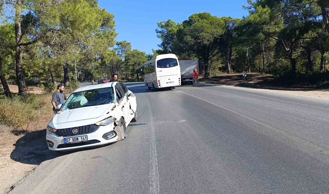 ANTALYA'NIN MANAVGAT İLÇESİNDE SÜRÜCÜSÜNÜN