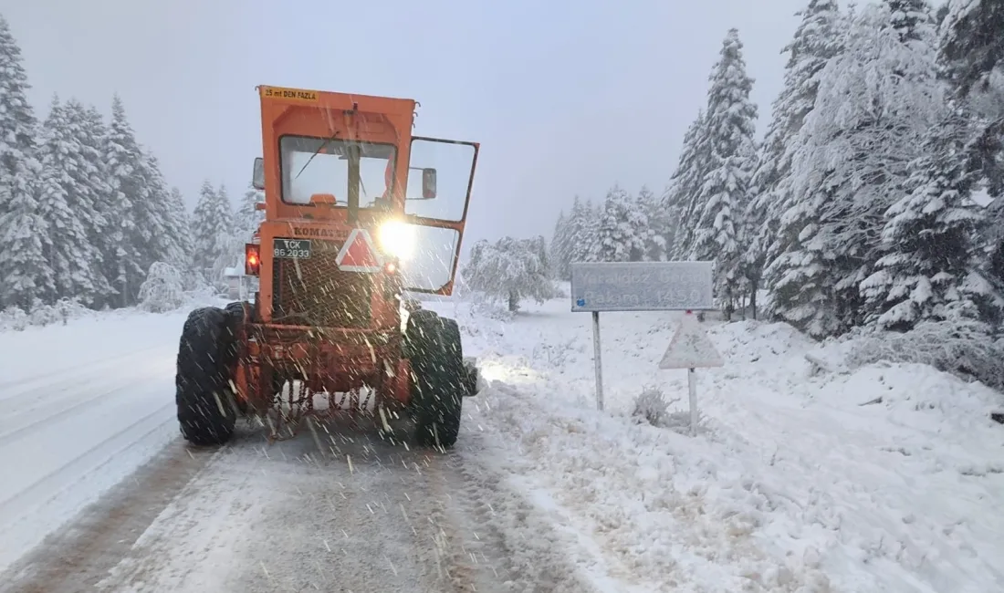 KASTAMONU'DA SABAH SAATLERİNDE ETKİLİ