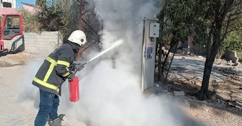 HATAY’DA TRAFODA ÇIKAN YANGIN