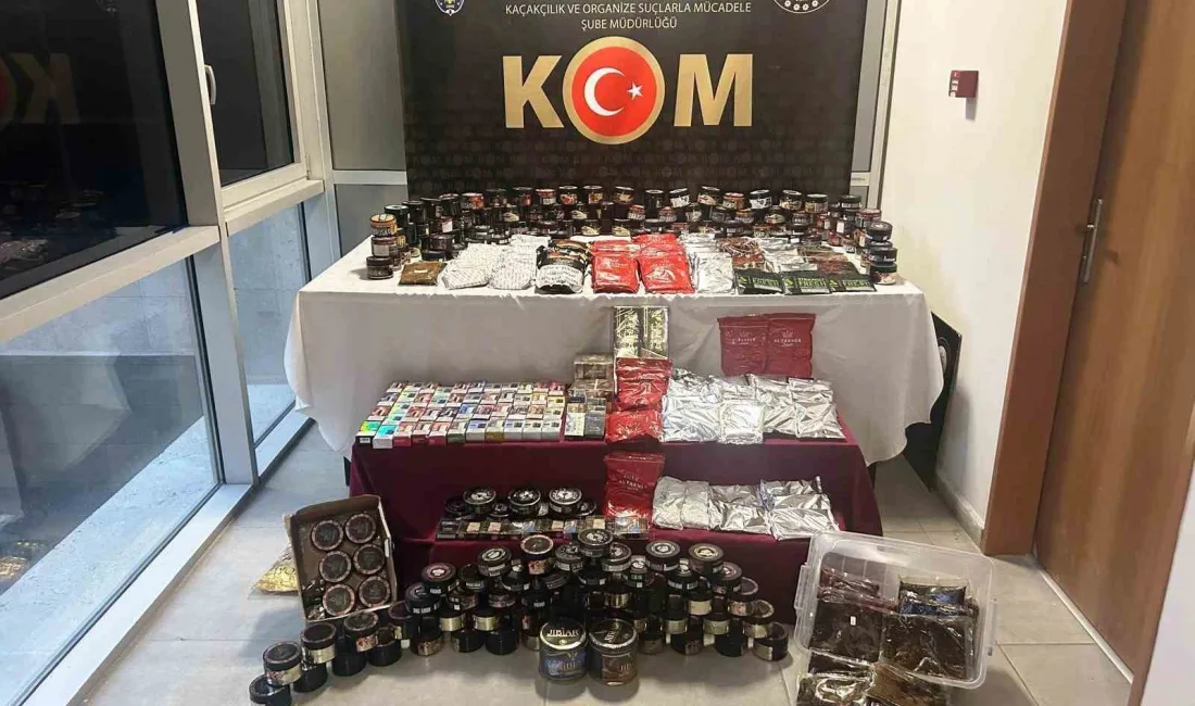 KÜTAHYA’DA KAÇAK TÜTÜN VE