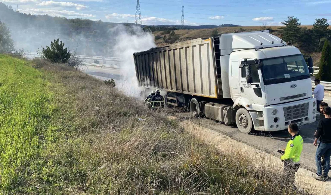 KASTAMONU'DA ÇÖP YÜKLÜ TIRIN