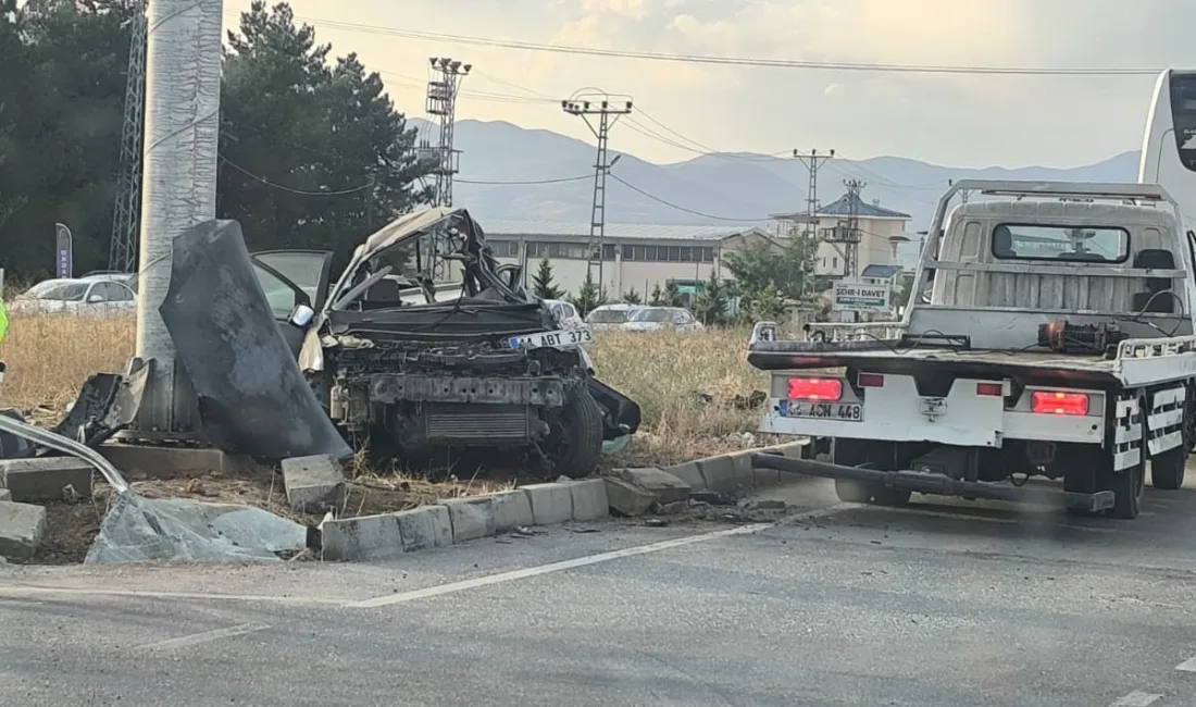 MALATYA'DA YOLCU OTOBÜSÜ İLE