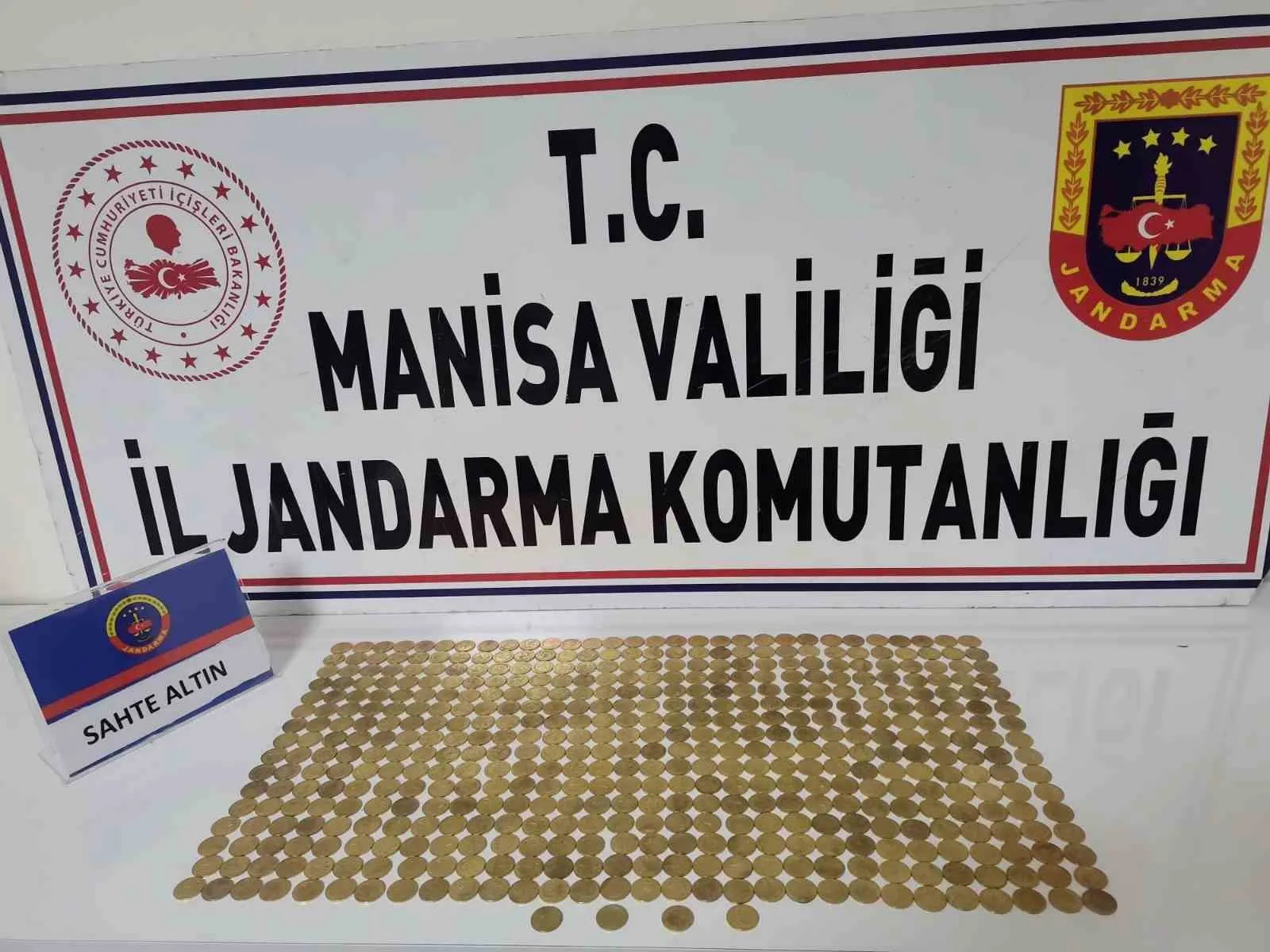 Manisa’da 484 sahte sikke ele geçirildi