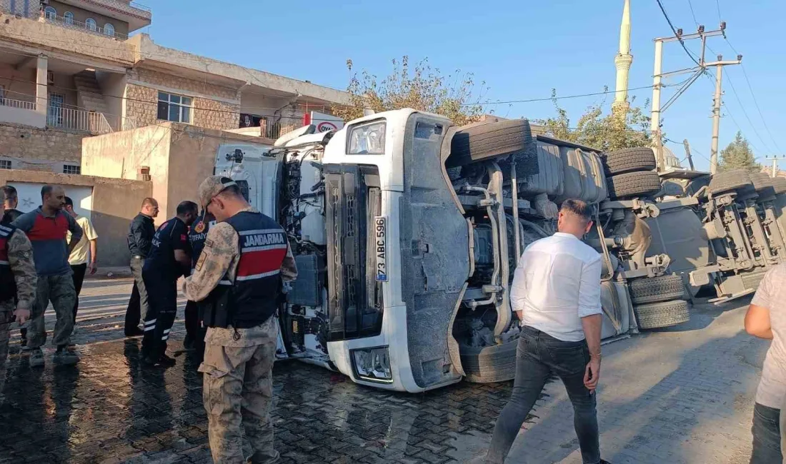 MARDİN’DE KONTROLDEN ÇIKAN TIR