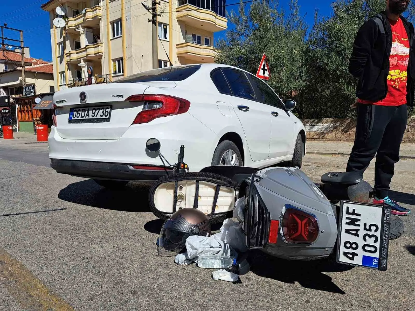 Menteşe’de trafik kazası: 1 yaralı