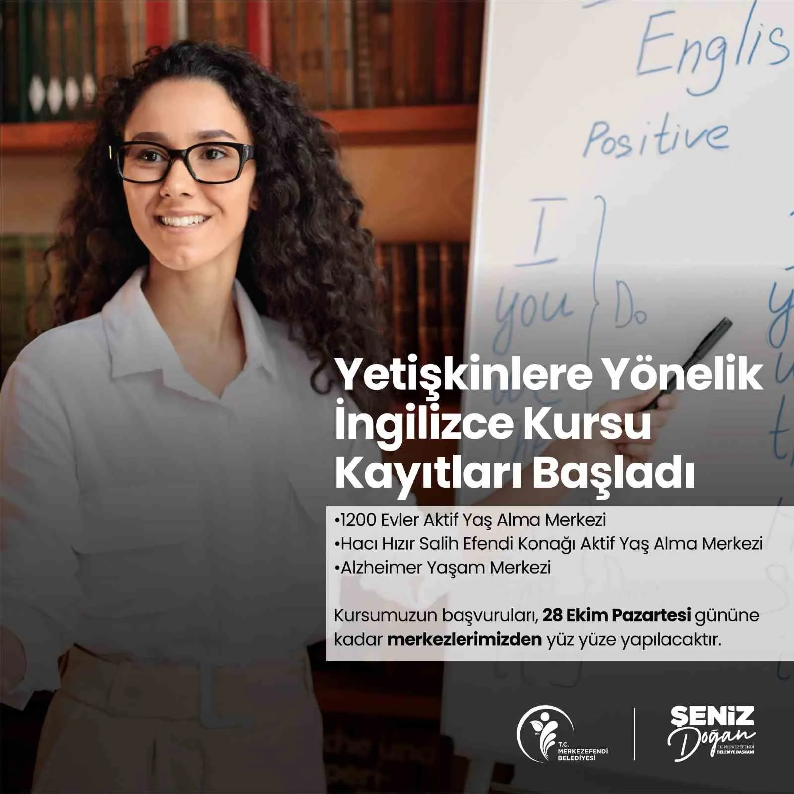 Merkezefendi’de yetişkinlere yönelik İngilizce kursu kayıtları başladı