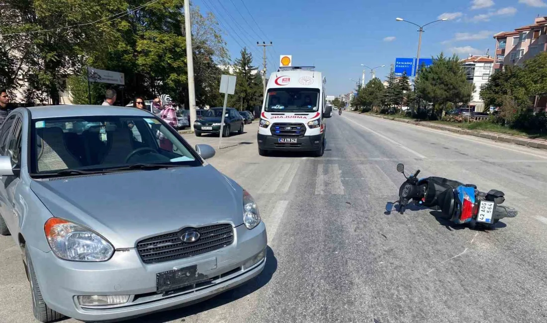 KONYA'NIN KULU İLÇESİNDE OTOMOBİL