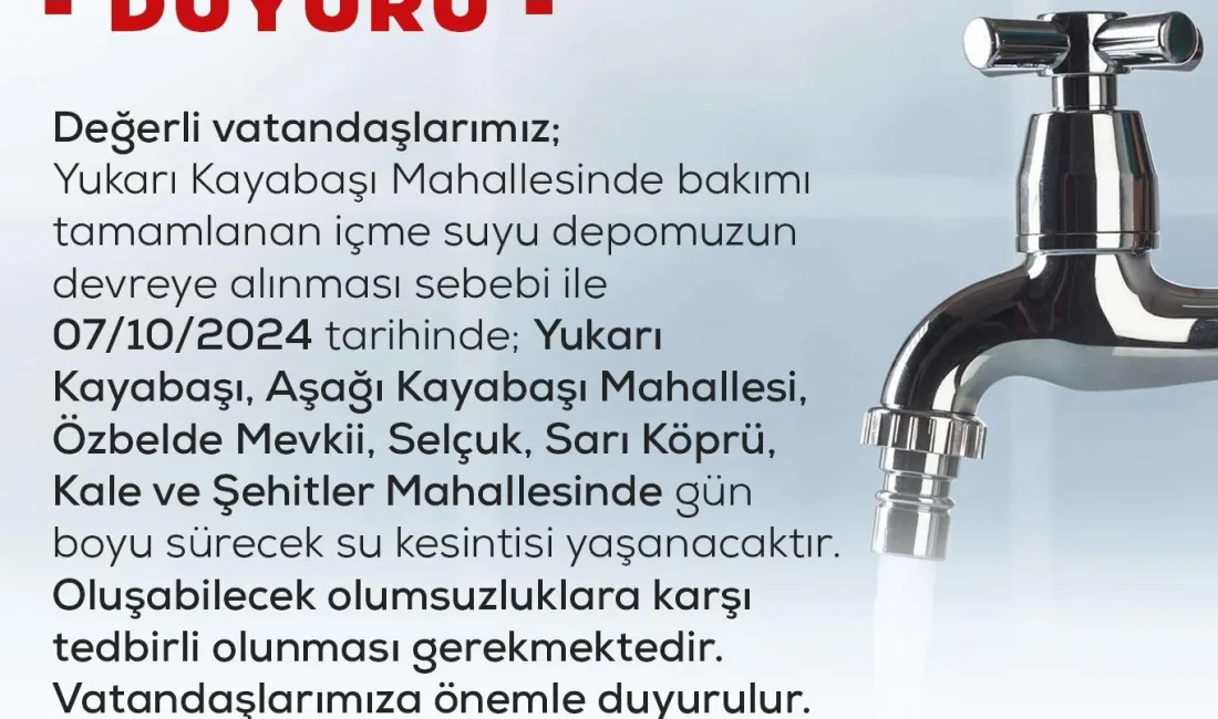 NİĞDE BELEDİYESİ BAKIMI TAMAMLANAN