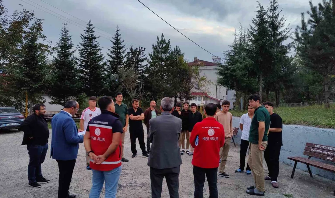 ORDU’NUN AYBASTI İLÇESİNDE İL