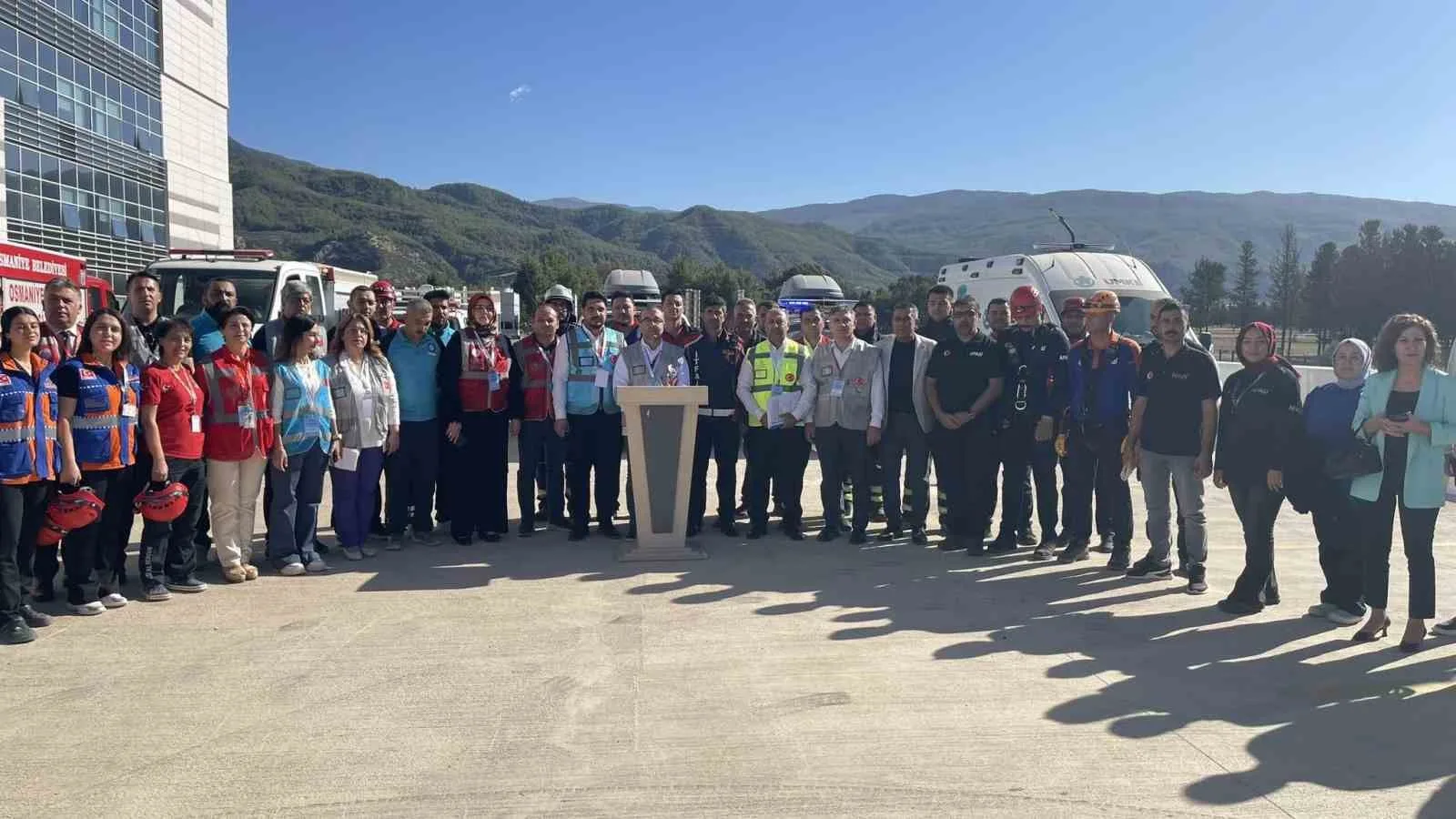 Osmaniye Devlet Hastanesi’nde deprem tatbikatı