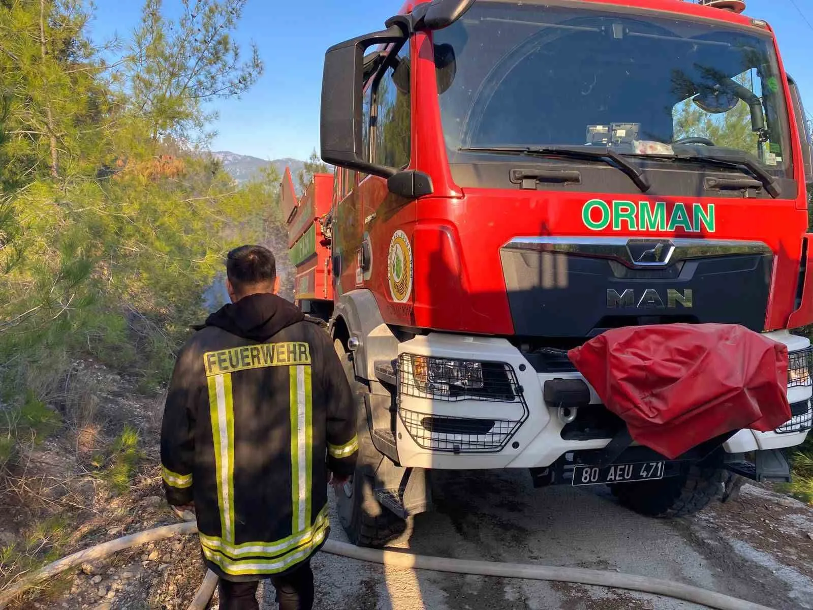 Osmaniye’deki orman yangını söndürüldü