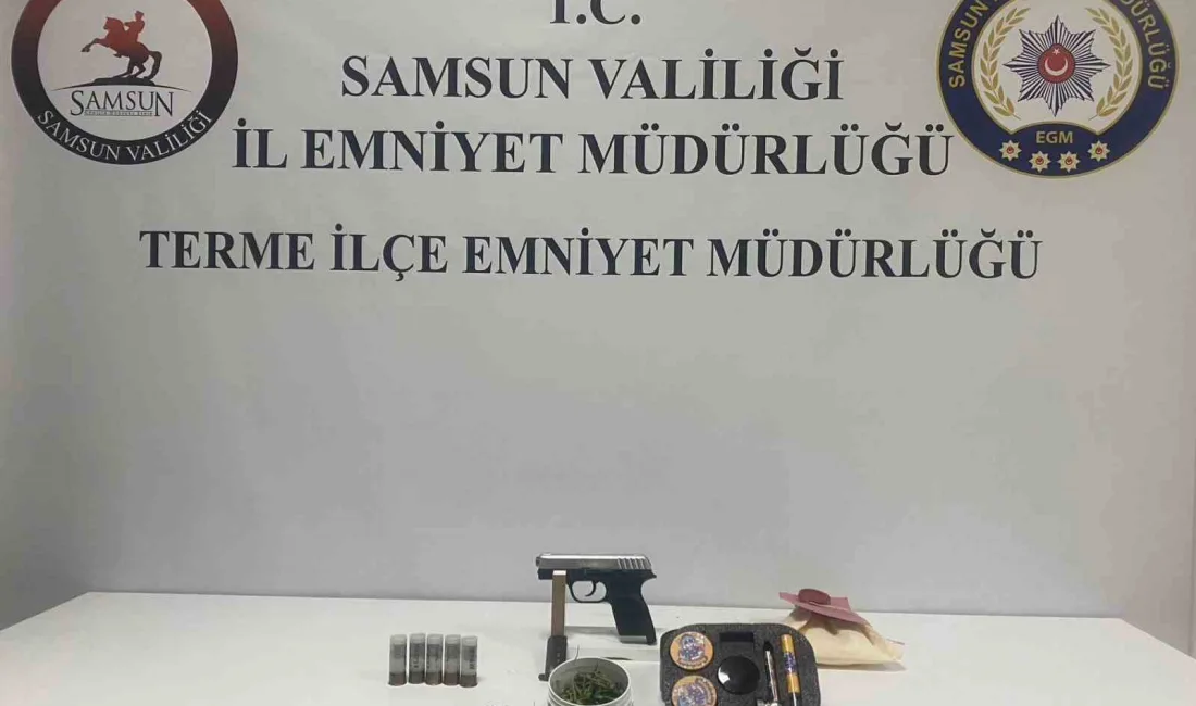 SAMSUN'DA BİR ARACA POMPALI