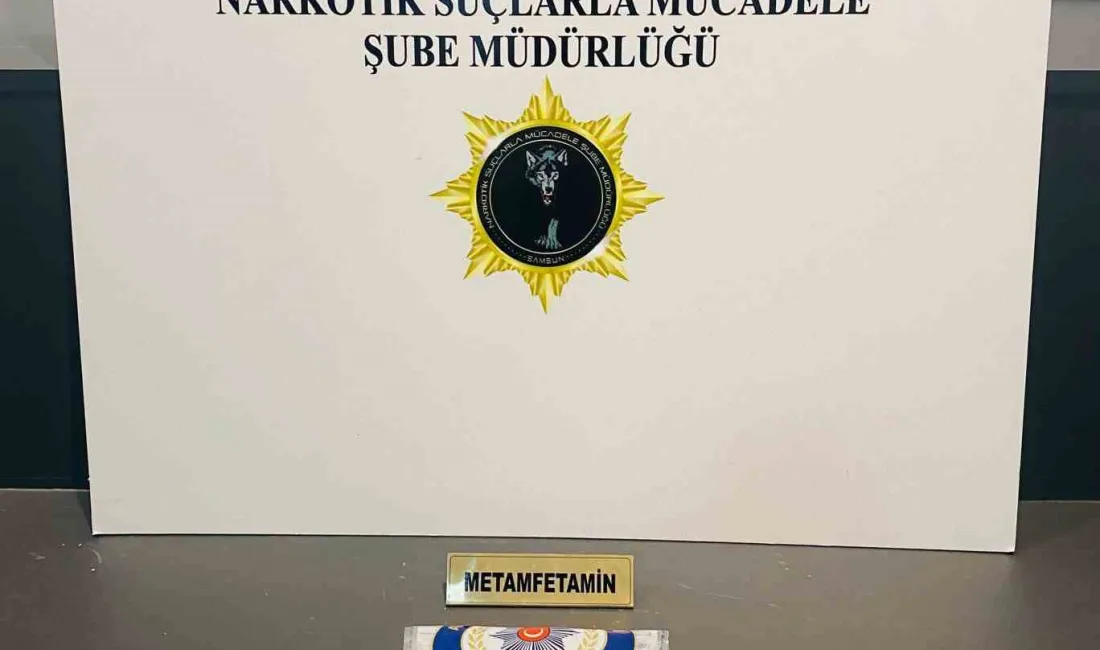 SAMSUN'DA 146 GRAM METAMFETAMİN