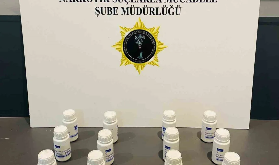 SAMSUN'DA NARKOTİK POLİSİ TARAFINDAN