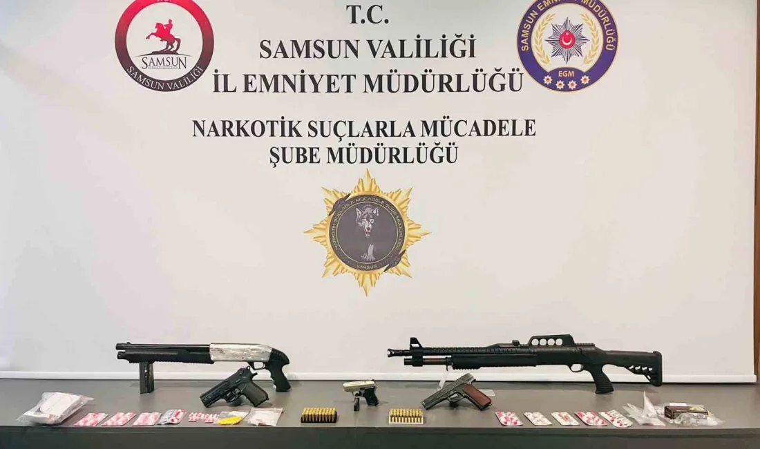 SAMSUN'DA NARKOTİK POLİSİ TATAFINDAN