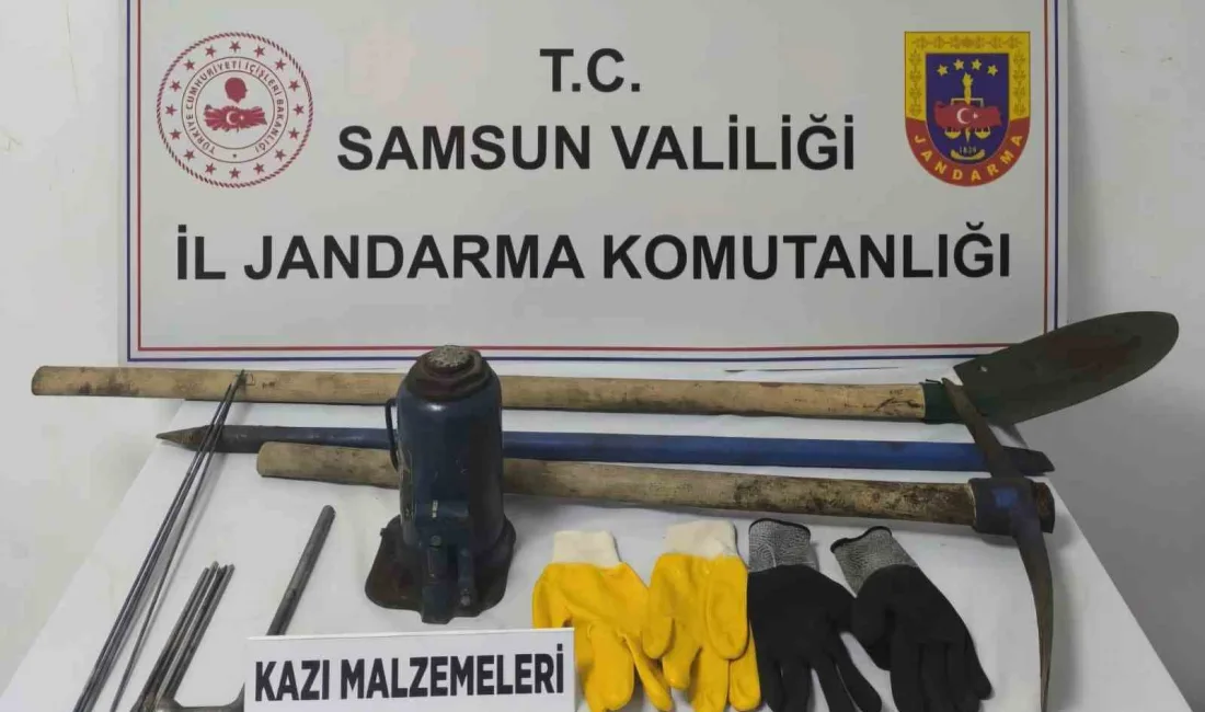 SAMSUN'DA KAÇAK OLARAK KAZI