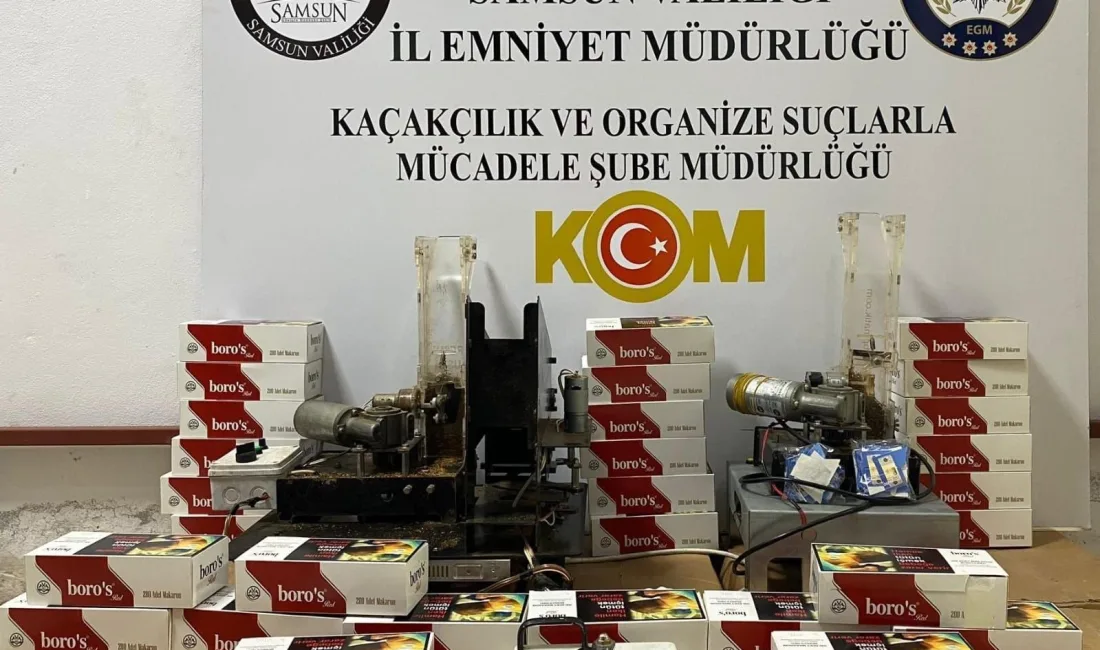 SAMSUN'DA EMNİYET EKİPLERİ TARAFINDAN