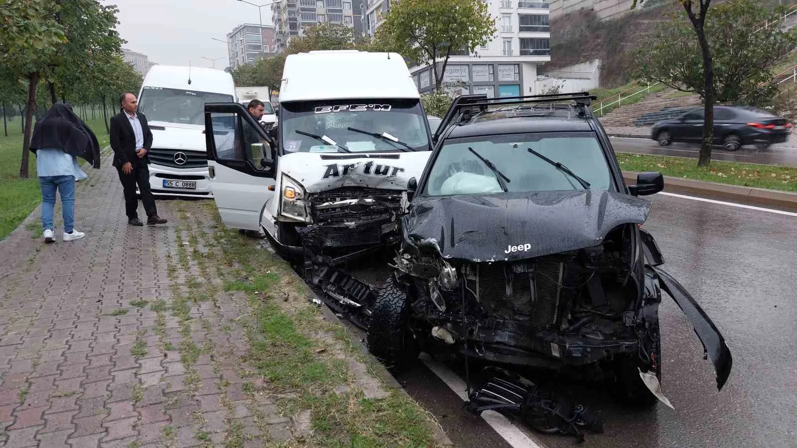 Samsun’da trafik kazası: 6 yaralı