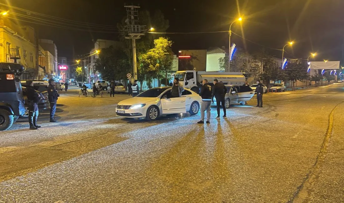 ŞANLIURFA’DA GERÇEKLEŞTİRİLEN ASAYİŞ UYGULAMASINDA,