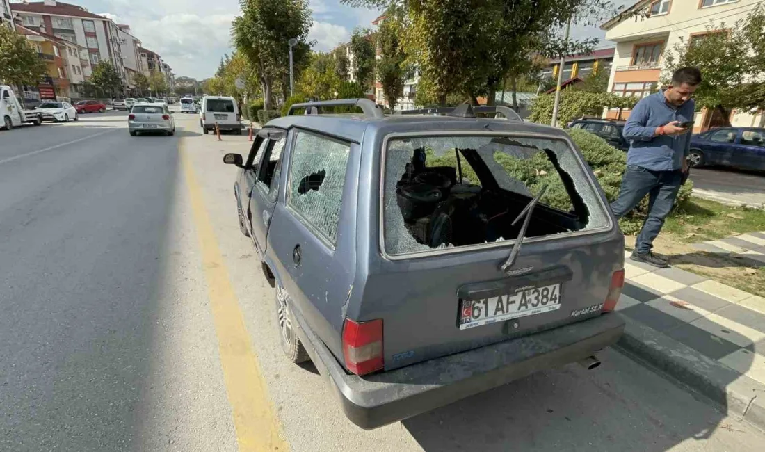 BOLU’DA CAMLARI KIRIK HALDE