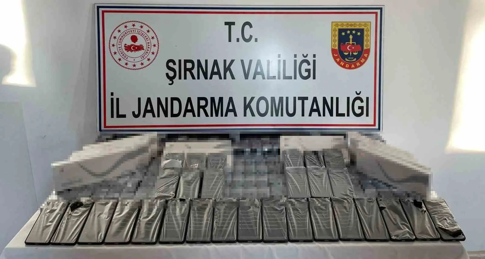 Şırnak’ta jandarma ekipleri 6 milyon 200 bin TL’lik kaçakçılığı önlendi