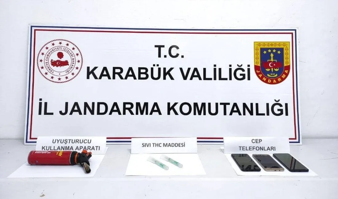 KARABÜK’Ü YENİCE İLÇESİNDE UYUŞTURUCU