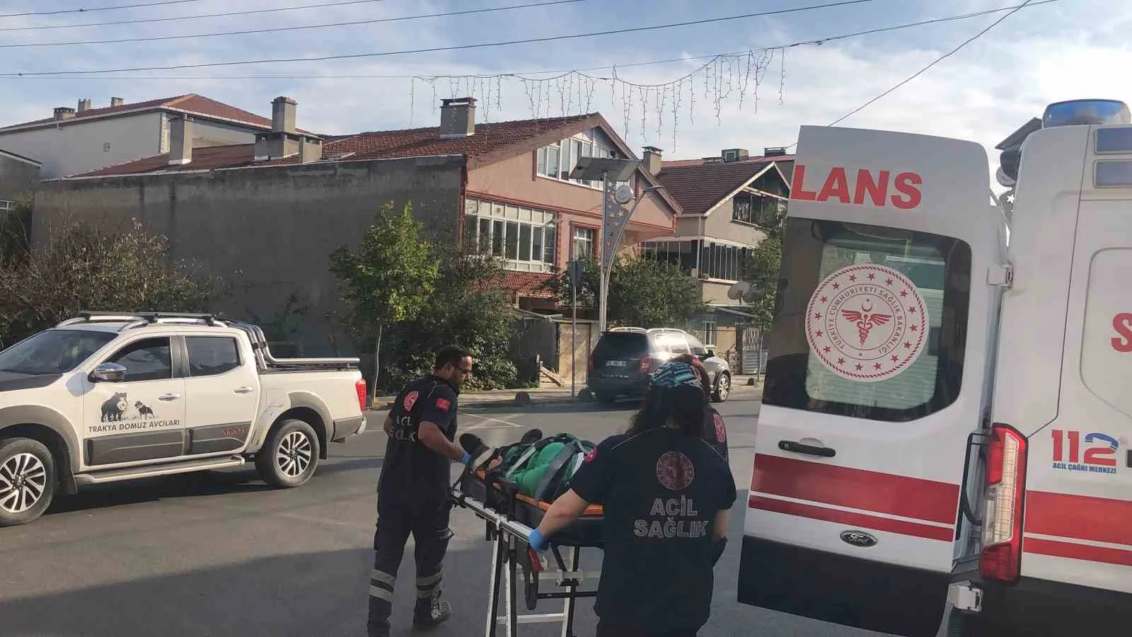 TEKİRDAĞ’DA 1 KİŞİNİN YARALANDIĞI KAZA KAMERADA