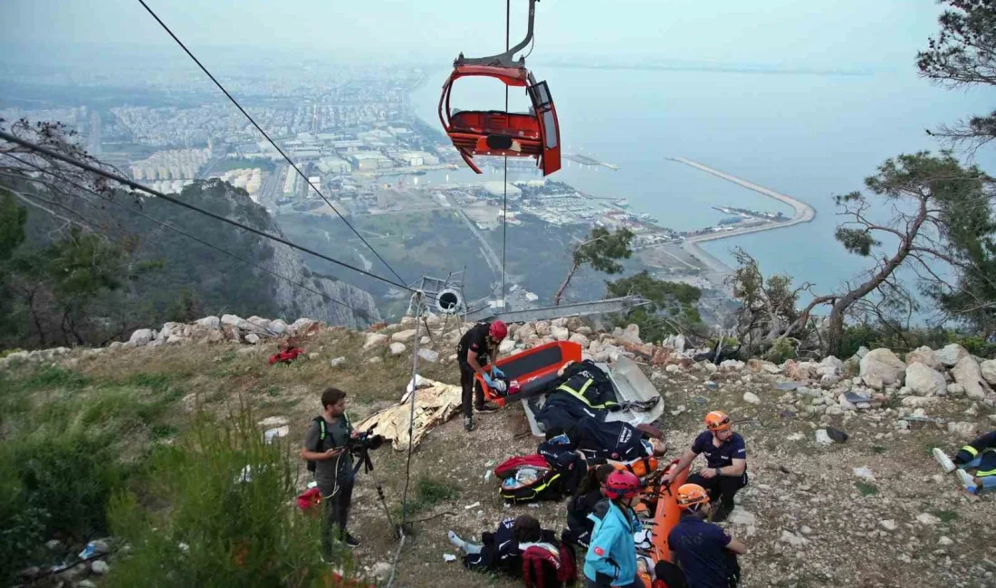 ANTALYA'DAKİ TELEFERİK KAZASINDA 1