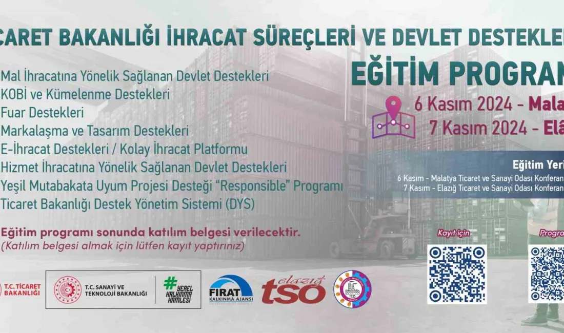 TİCARET BAKANLIĞI İHRACAT SÜREÇLERİ