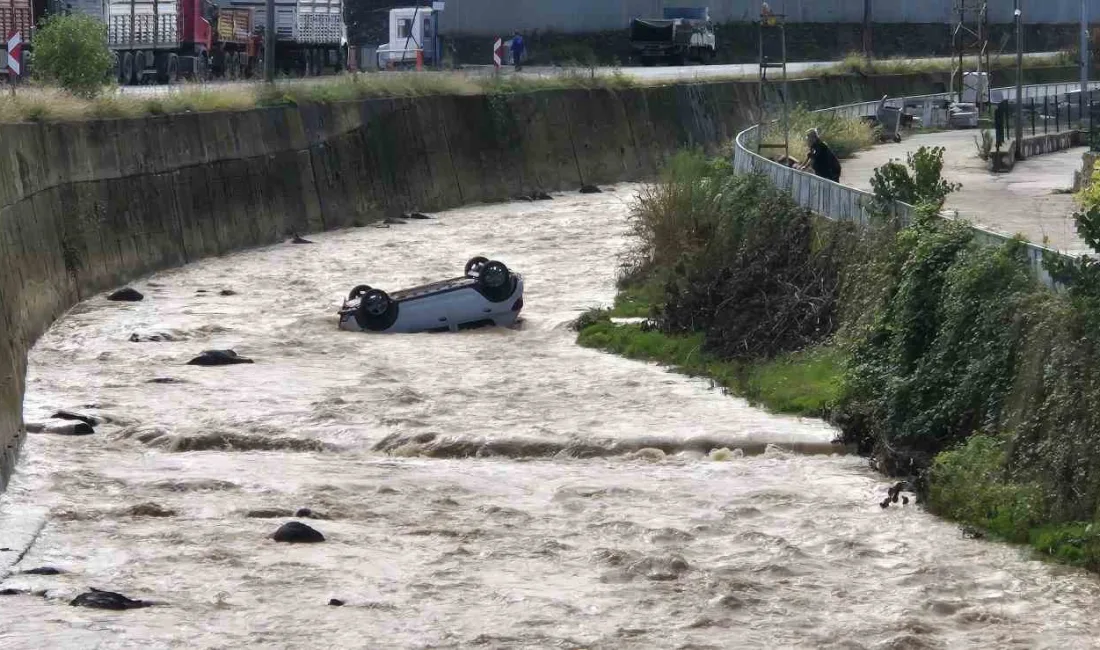 TRABZON'DA MEYDANA GELEN TRAFİK