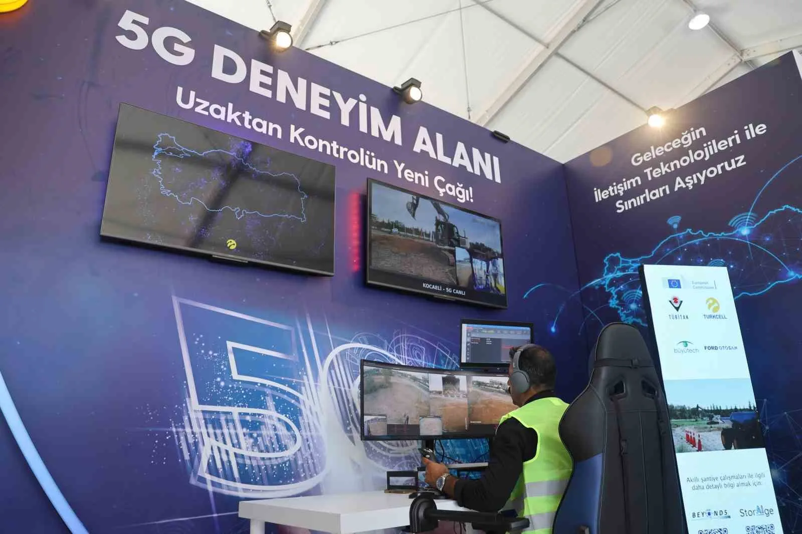 Turkcell’den TEKNOFEST’te canlı 5G performansı