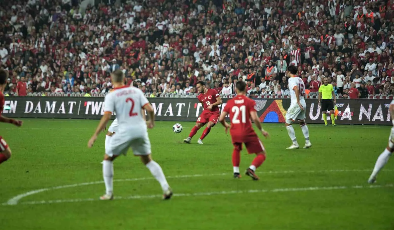 UEFA Uluslar Ligi: Türkiye: 0 – Karadağ: 0 (İlk yarı)