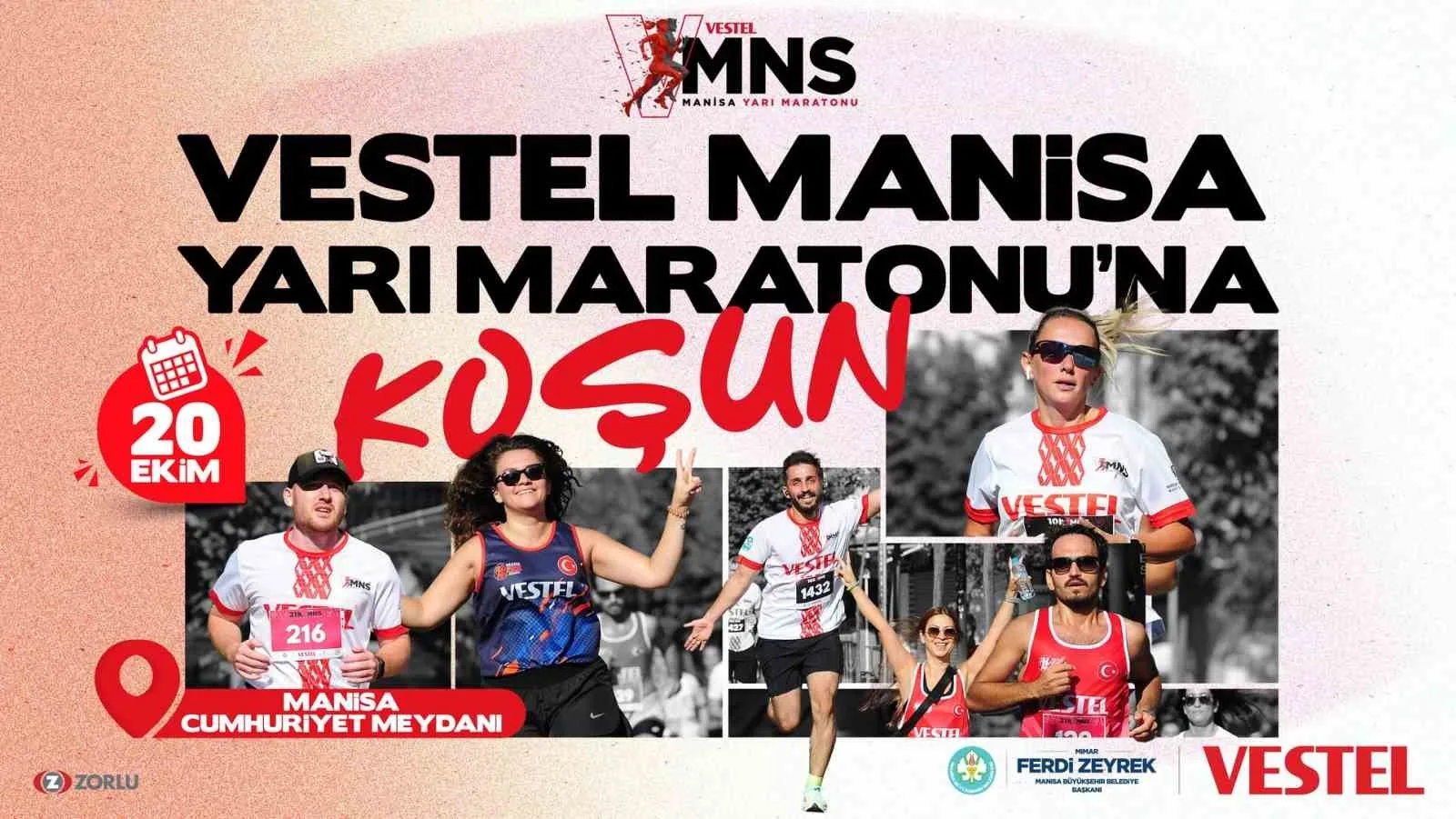 Vestel Manisa Yarı Maratonu kayıtları için son günler