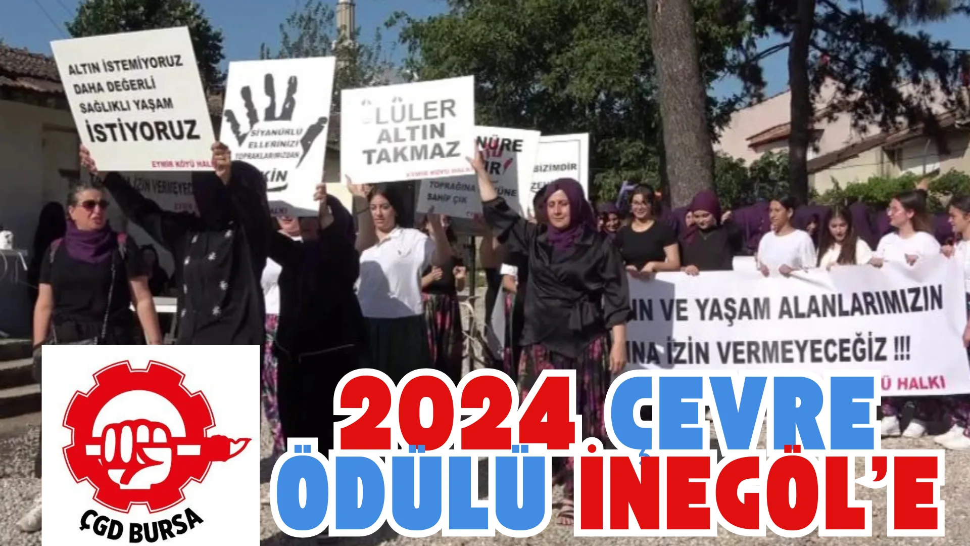 Çağdaş Gazeteciler Derneği’nin “2024 Çevre Ödülü İnegöl’e”